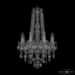 Люстра хрустальная 1415/8/141/h-69 Ni  Bohemia Ivele Crystal