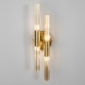Настенный светильник со стеклянными плафонами                      Bogate's  557/4 золотая бронза
