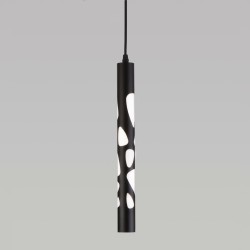 Подвесной светодиодный светильник в стиле минимализм                      Eurosvet  DLR037 12W 4200K черный матовый