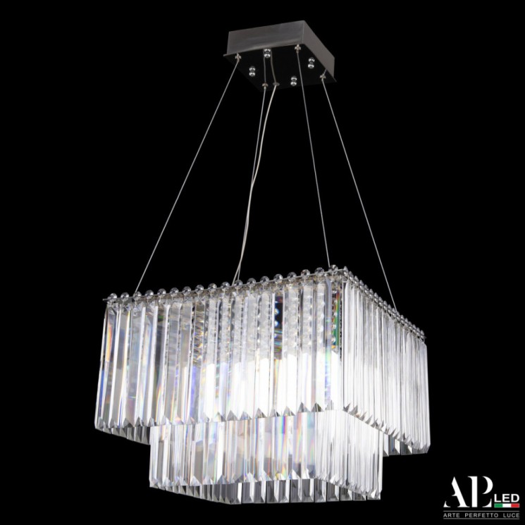 Люстра светодиодная SH10.42.C.Ni.E14.PK APL LED (Sicilia)