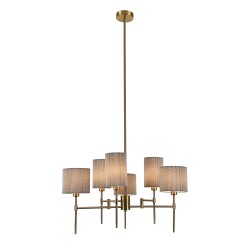 Indigo Светильник на штанге 13033/6R Brass