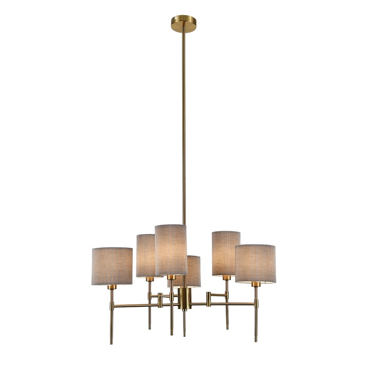 Indigo Светильник на штанге 13033/6R Brass