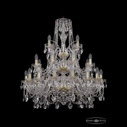 Люстра хрустальная 1411/16+8+4/300/3d G Bohemia Ivele Crystal (Стеклянный рожок)