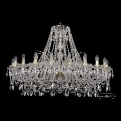Люстра хрустальная 1411/20/400 G Bohemia Ivele Crystal (Стеклянный рожок)