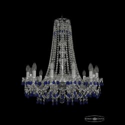 Люстра хрустальная 1410/12/240/h-74 Ni V3001 Bohemia Ivele Crystal (Стеклянный рожок)