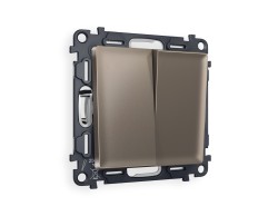 Ambrella Light Комплект механизма 2-клавишного проходного выключателя Ambrella Volt ALFA MA633020