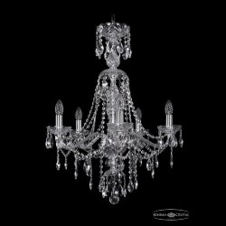 Люстра хрустальная 1415/5/200/XL-76 Ni Bohemia Ivele Crystal