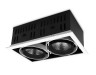 Ambrella Light Карданный светодиодный светильник Techno T812 BK/CH 2*12W 4200K