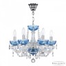 Люстра с цветным хрусталём 5402/6/141 Ni Aquamarine/M-1G Bohemia Ivele Crystal (5402)
