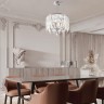 Люстра с хрусталем 372509/5/250/400 CR Arte Milano (Потолочные)
