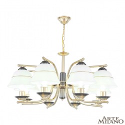 Люстра 301240/8 Bk/Gd Arte Milano (Подвесные)