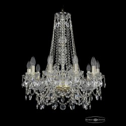 Люстра хрустальная 1411/10/195/h-70 G Bohemia Ivele Crystal (Стеклянный рожок)