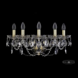 Бра хрустальные 1402B/5/195/XL G Bohemia Ivele Crystal (Стеклянный рожок)