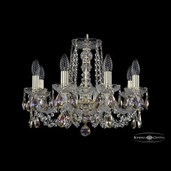 Люстра хрустальная 1402/8/160 G K801 Bohemia Ivele Crystal (Стеклянный рожок)
