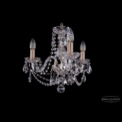 Люстра хрустальная 1402/3/141 Pa Bohemia Ivele Crystal (Стеклянный рожок)