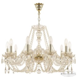 Люстра хрустальная 101/10/240 G Bohemia Ivele Crystal (Стеклянный рожок)