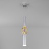 Подвесной светодиодный светильник в стиле лофт                      Eurosvet  50191/1 LED серебро / золото
