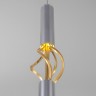 Подвесной светодиодный светильник в стиле лофт                      Eurosvet  50191/1 LED серебро / золото