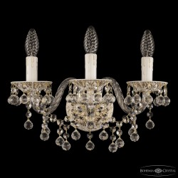 Бра хрустальные AL16309B/3/141 WMG Bohemia Ivele Crystal (Комбинированные)