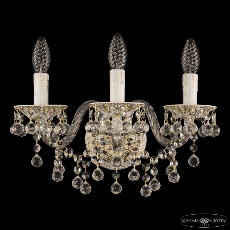 Бра хрустальные AL16309B/3/141 WMG Bohemia Ivele Crystal (Комбинированные)