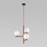 Подвесной светильник со стеклянными плафонами                      TK Lighting  10271 Estera Wood