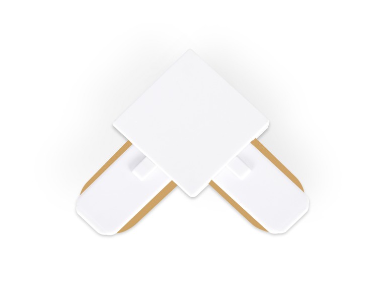 Ambrella Light Коннектор угловой однофазный Track System GL7070