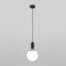 Подвесной светильник со стеклянным плафоном                      Eurosvet  50197/1 черный