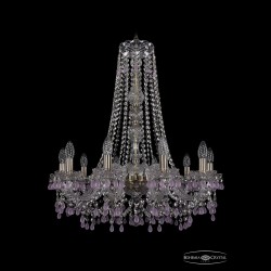 Люстра хрустальная 1410/10/240/h-74 Pa V7010 Bohemia Ivele Crystal (Стеклянный рожок)