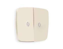 Ambrella Light Лицевая панель для 2-клавишных выключателей с подсветкой QUANT Ambrella Volt OMEGA OP3240