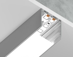Ambrella Light Профиль для ленты до 23мм 25*25мм ILLUMINATION GP2500AL