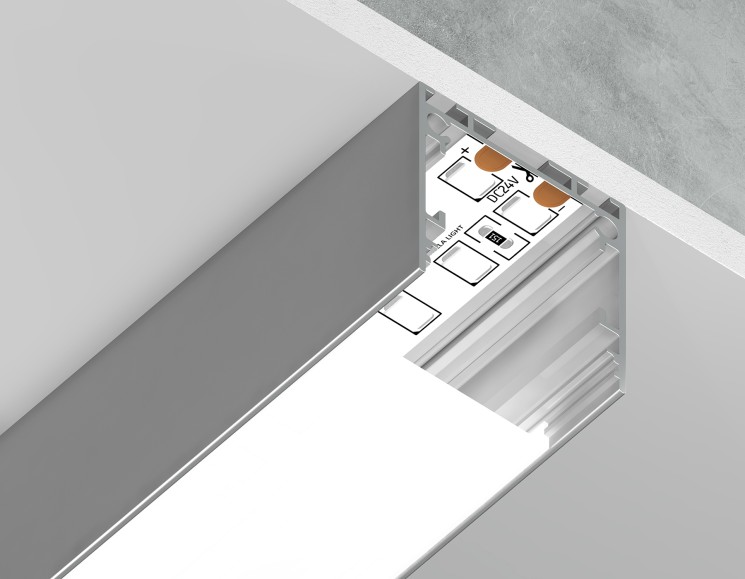 Ambrella Light Профиль для ленты до 23мм 25*25мм ILLUMINATION GP2500AL