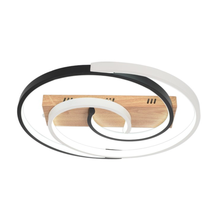 Escada 10265/1 LED*67W Black/Wood