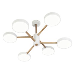Escada 10236/6 LED*96W White/Wooden