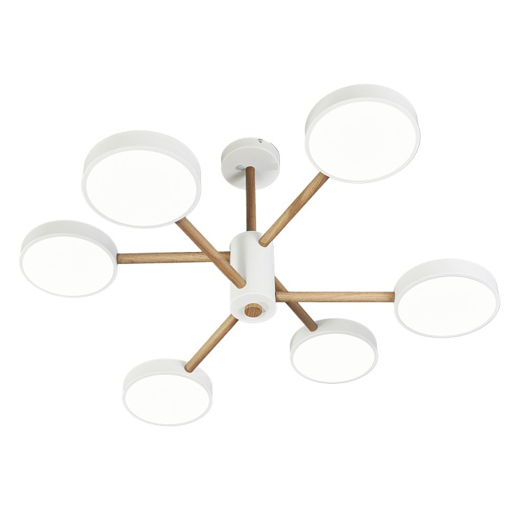 Escada 10236/6 LED*96W White/Wooden