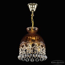 Подвесной светильник с цветным хрусталём 5478/22 G Amber/M-1G Balls Bohemia Ivele Crystal (5478)