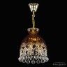 Подвесной светильник с цветным хрусталём 5478/22 G Amber/M-1G Balls Bohemia Ivele Crystal (5478)