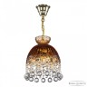 Подвесной светильник с цветным хрусталём 5478/22 G Amber/M-1G Balls Bohemia Ivele Crystal (5478)