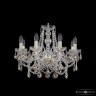 Люстра хрустальная 1411/8/195 G K801 Bohemia Ivele Crystal (Стеклянный рожок)