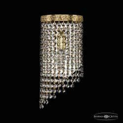 Бра хрустальные 83401BL/15IV-33 G R Bohemia Ivele Crystal (Спирали и каскады)