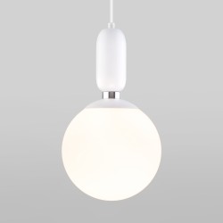 Подвесной светильник со стеклянным плафоном                      Eurosvet  50197/1 белый