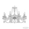 Люстра хрустальная 101/8/240 Ni Bohemia Ivele Crystal (Стеклянный рожок)