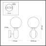 Настенный светильник ODEON LIGHT OKIA 4668/1W