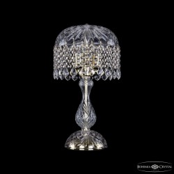 Настольная лампа хрустальная 14781L1/25 G Leafs Bohemia Ivele Crystal (С 2 лампочками и более)