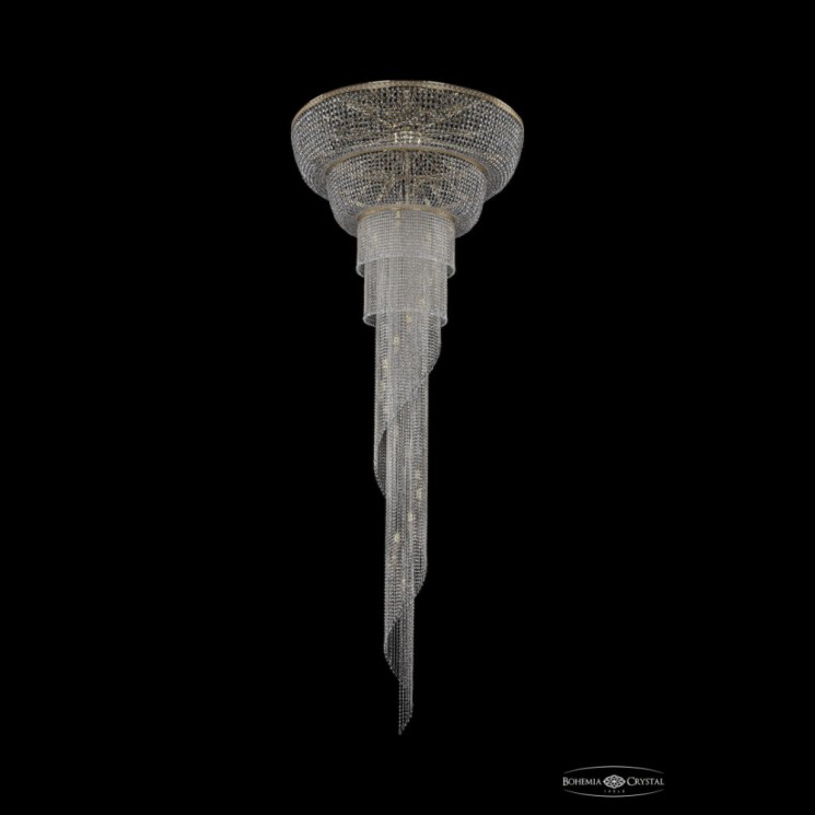 Люстра спираль хрустальная 83231/145-360 G Bohemia Ivele Crystal (8323)