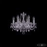 Люстра хрустальная 1402/6/141 Ni  Bohemia Ivele Crystal (Стеклянный рожок)