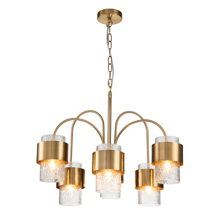 Indigo Подвесной светильник 12019/A/6P Brass