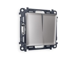 Ambrella Light Комплект механизма 2-клавишного выключателя Ambrella Volt ALFA MA503010