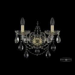 Бра хрустальный 1411B/2/160/XL G Bohemia Ivele Crystal (Стеклянный рожок)