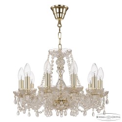 Люстра хрустальная 112/10/165 G V0300 Bohemia Ivele Crystal (Стеклянный рожок)