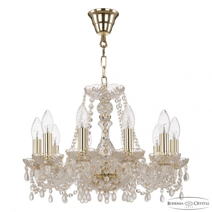 Люстра хрустальная 112/10/165 G V0300 Bohemia Ivele Crystal (Стеклянный рожок)